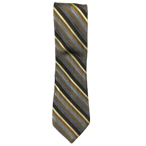 EUC - Enro Silk Diagonal Striped Tie - Picture 1 of 4